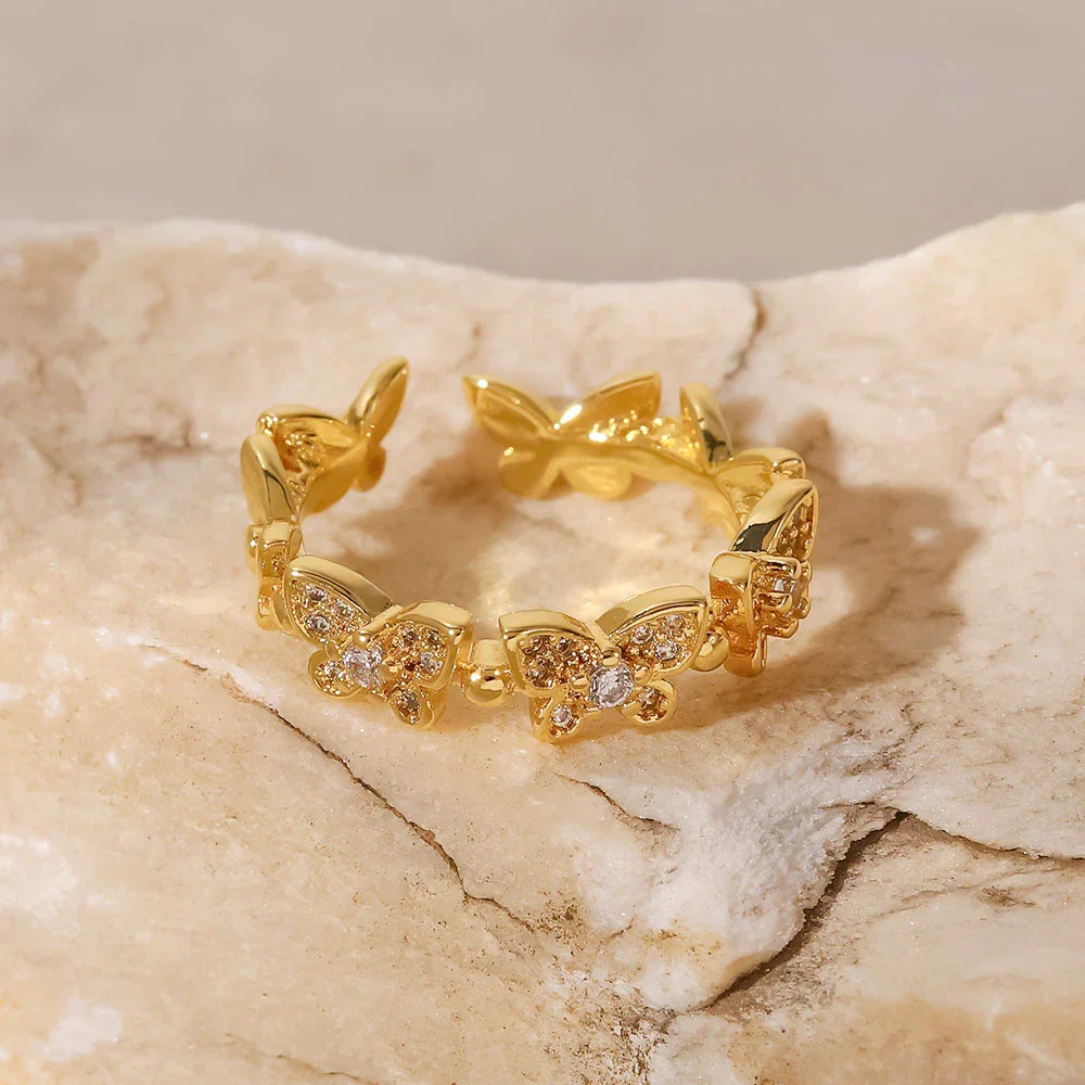 [Echo Fine]Colleen Butterfly Gold Ring