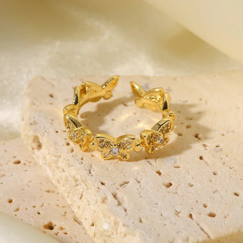 [Echo Fine]Colleen Butterfly Gold Ring
