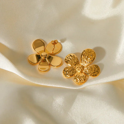 [Echo Fine]Daisy Gold Earrings