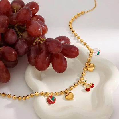 [Echo Fine]Kai Gold Cherry Necklace