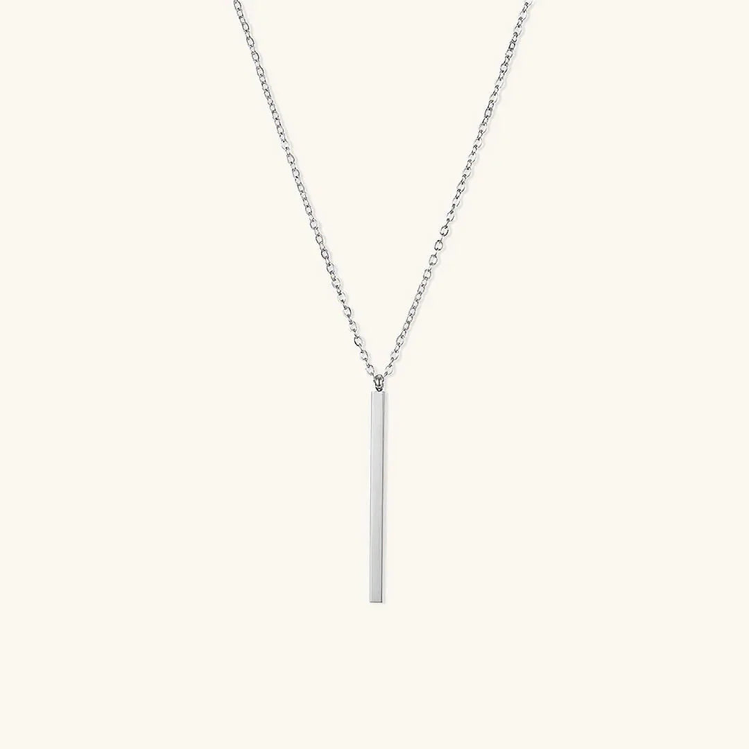 [Echo Fine]Allison Gold Bar Necklace