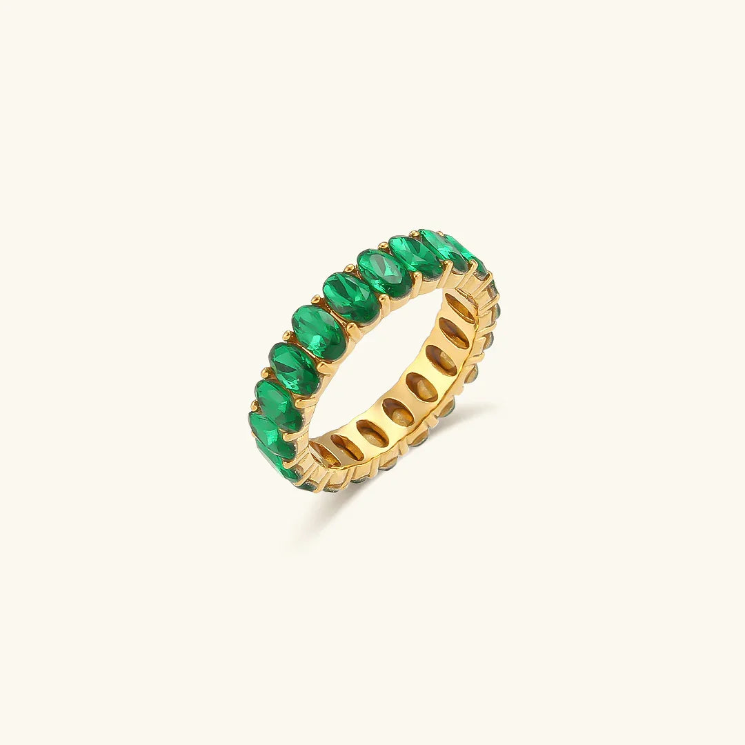 [Echo Fine]Antoinette Diamond Simulant Gold Ring