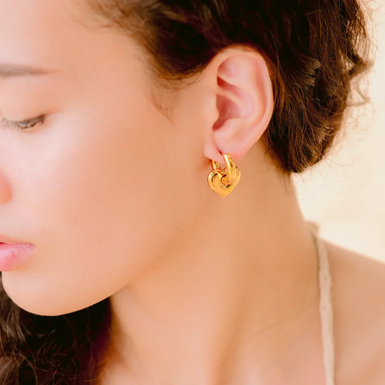 [Echo Fine]Aria's Arrow Gold Earrings
