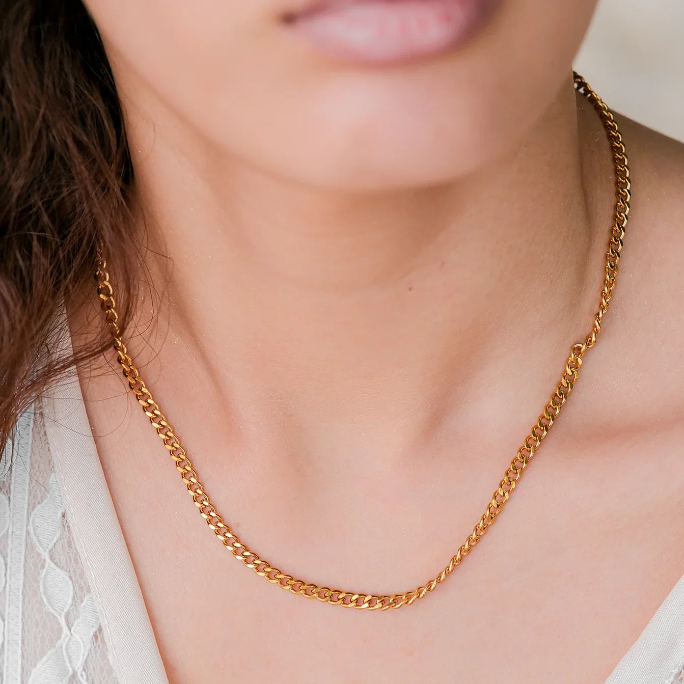 [Echo Fine]Avana Gold Chain Necklace