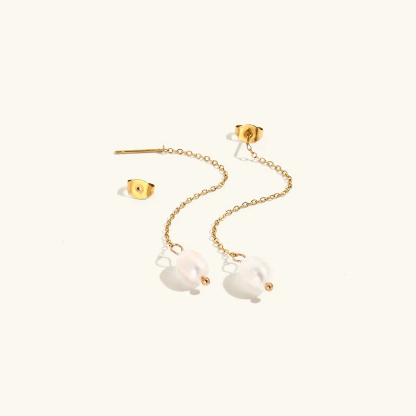 [Echo Fine]Tessa Pearl Tassel Earrings
