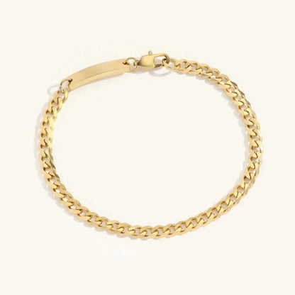 [Echo Fine]Rosemary Gold Chain Bracelet