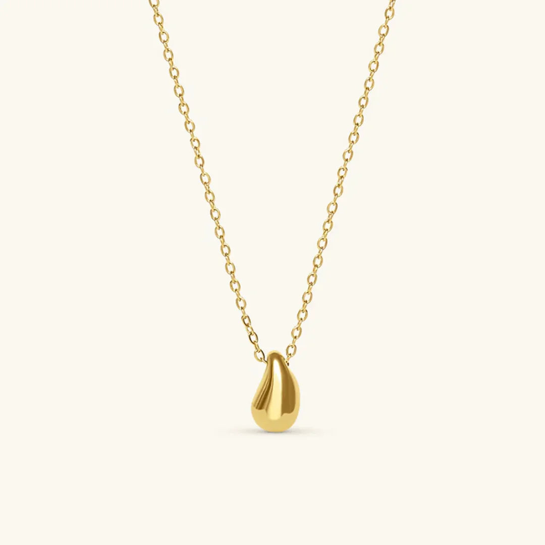 [Echo Fine]Marcelline Gold Teardrop Pendant