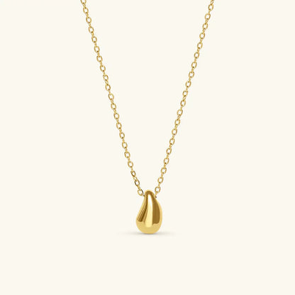[Echo Fine]Marcelline Gold Teardrop Pendant