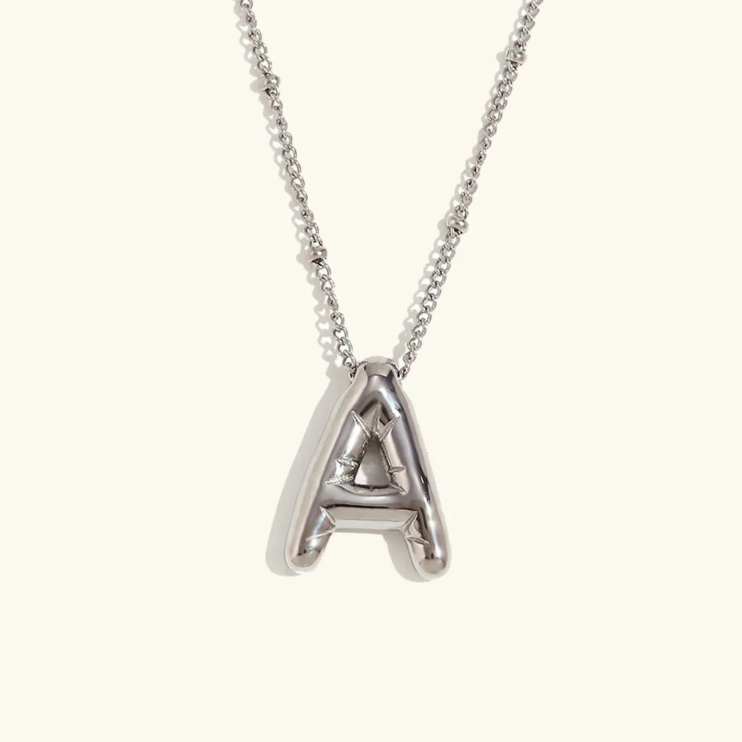 [Echo Fine]Balloon Gold Initial Necklace