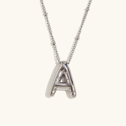 [Echo Fine]Balloon Gold Initial Necklace