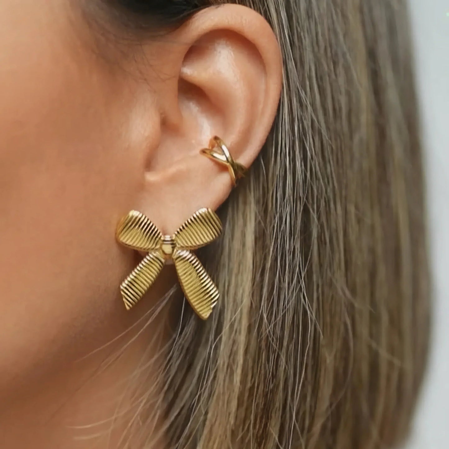 [Echo Fine]Caroline Gold Earrings