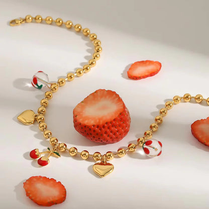 [Echo Fine]Kai Gold Cherry Necklace