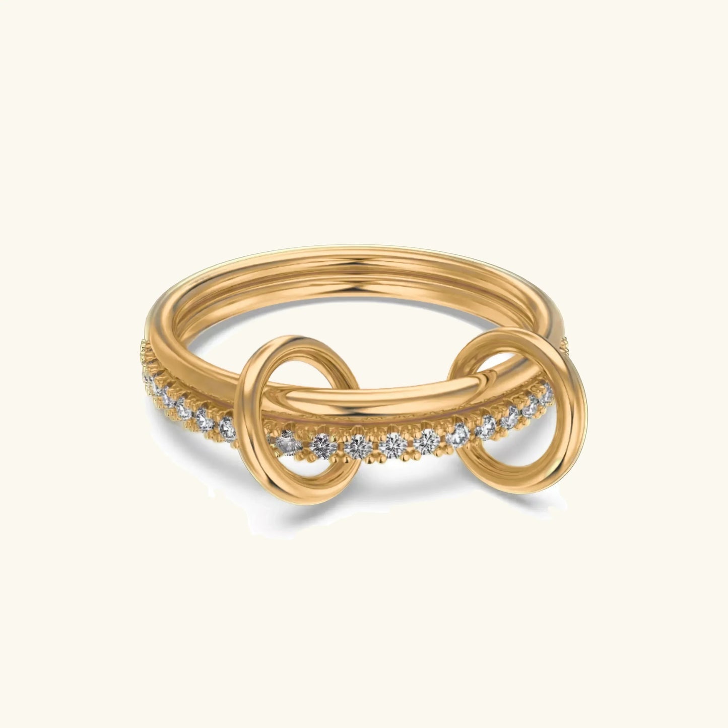 [Echo Fine]Adela Stacked Diamond Ring