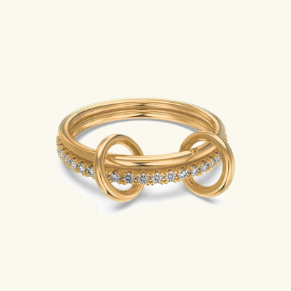 [Echo Fine]Adela Stacked Diamond Ring
