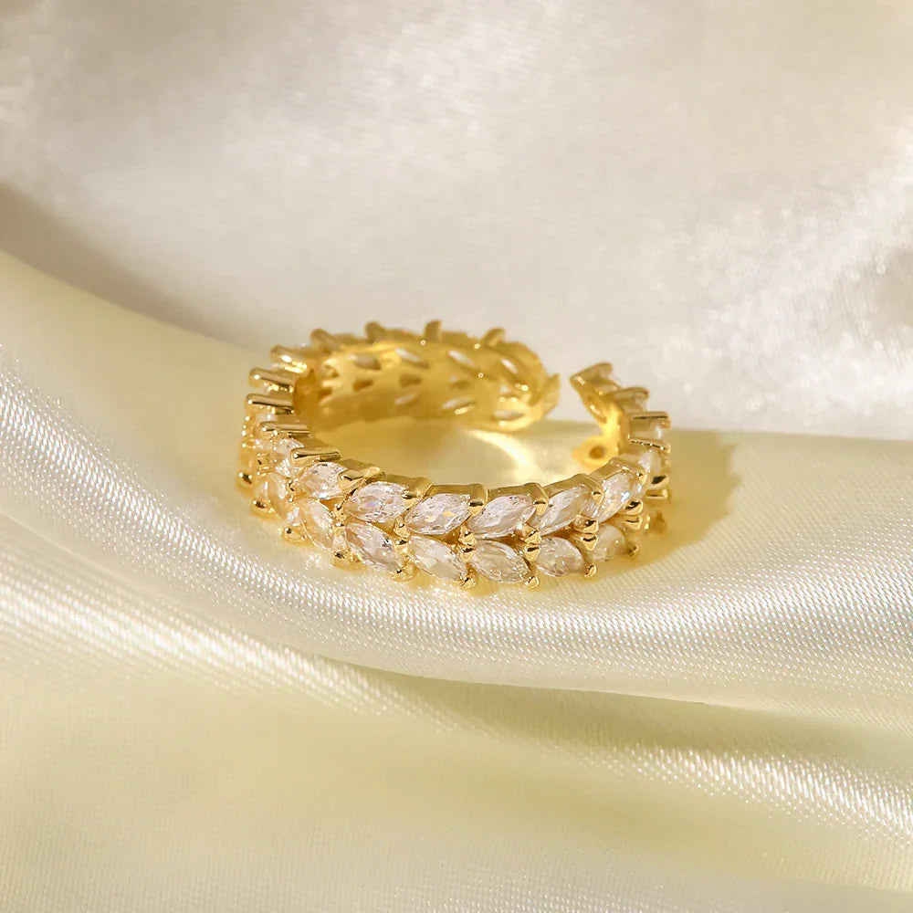 [Echo Fine]Clarisse Patterned Gold Ring