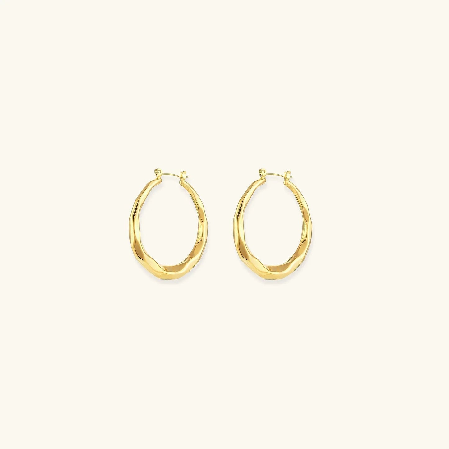 [Echo Fine]Aire Hoop Earrings