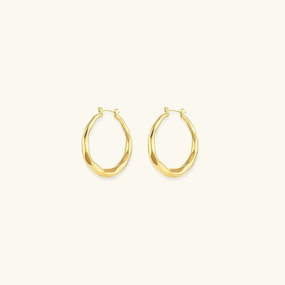 [Echo Fine]Aire Hoop Earrings