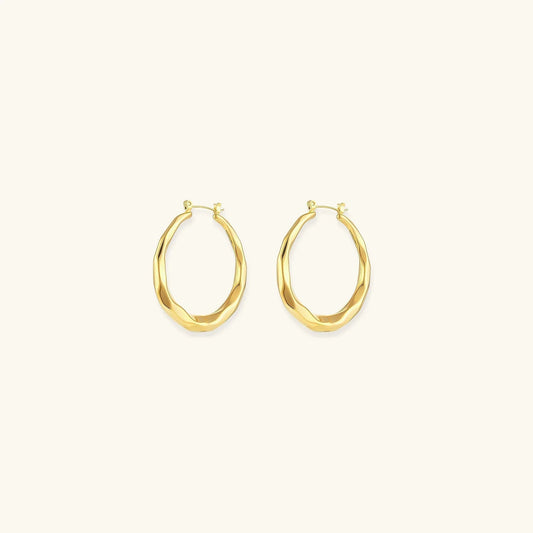 [Echo Fine]Aire Hoop Earrings