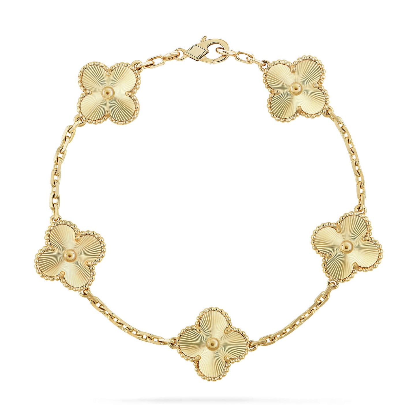 [ECHO ]CLOVER 5 FLOWERS LASER BRACELET