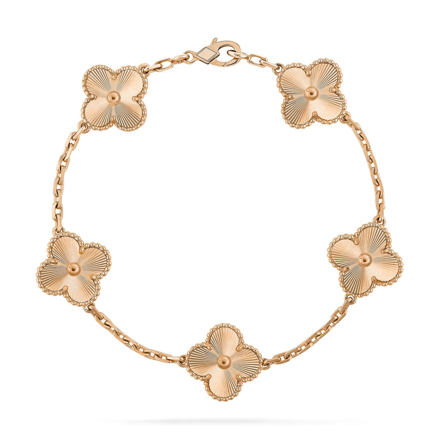 [ECHO ]CLOVER 5 FLOWERS LASER BRACELET