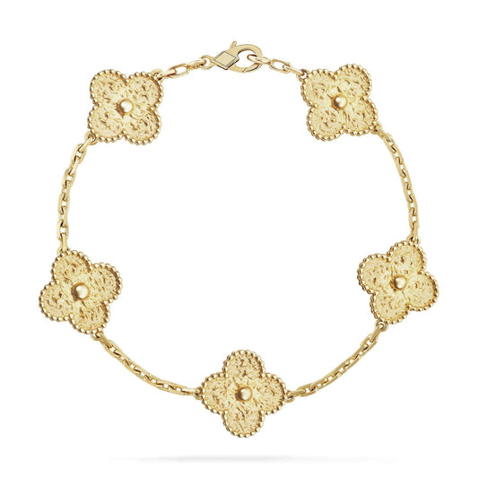[ECHO ]CLOVER 5 MOTIFS BRONZING BRACELET