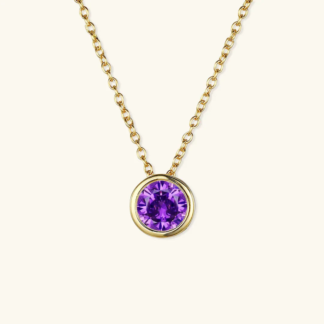[Echo Fine]Amelia Birthstone Necklace