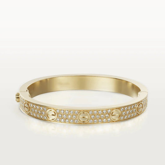 [ECHO ]LOVE BRACELET 6.1MM DIAMOND-PAVED