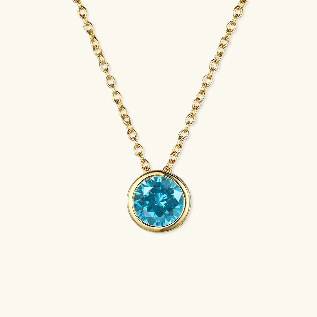 [Echo Fine]Amelia Birthstone Necklace
