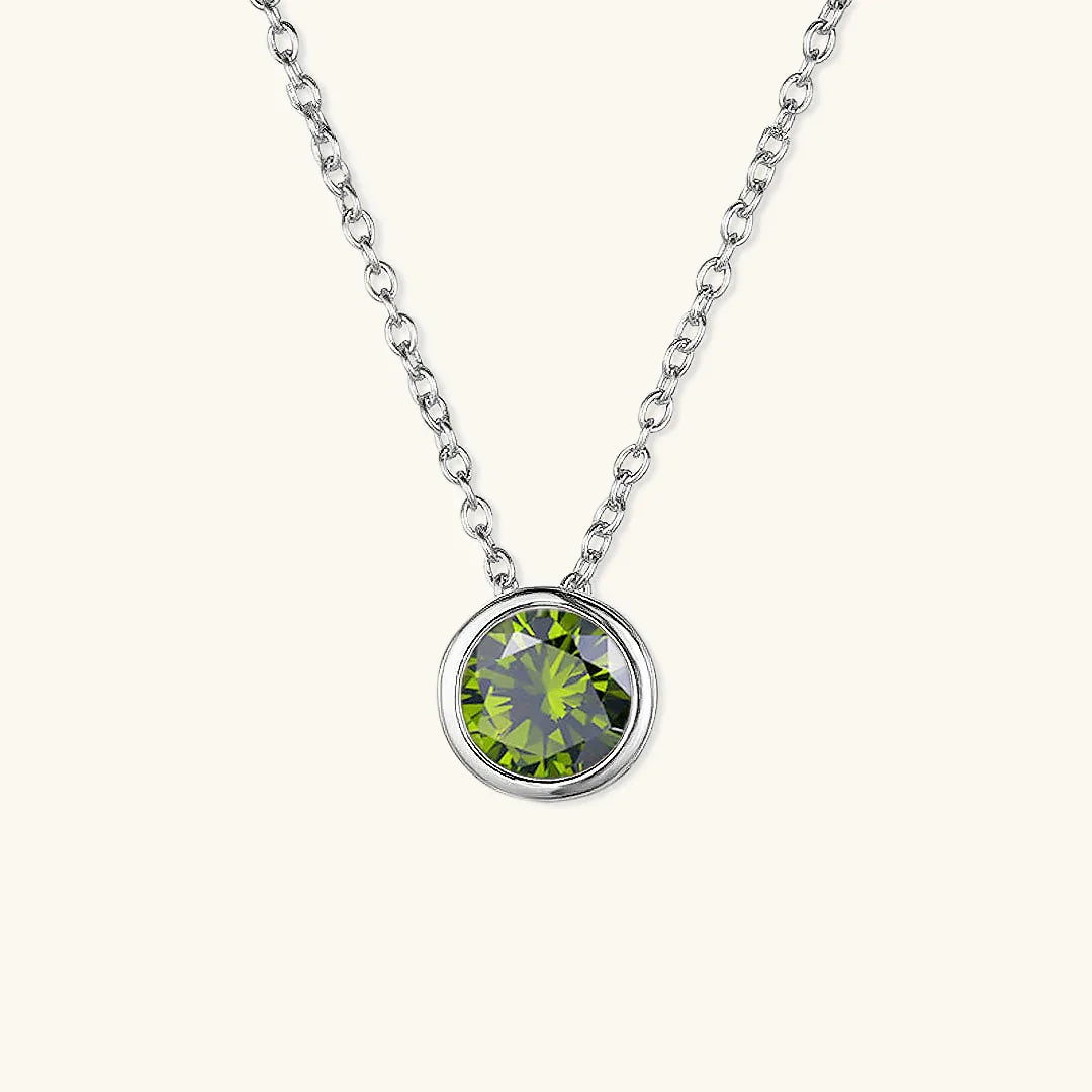 [Echo Fine]Amelia Birthstone Necklace