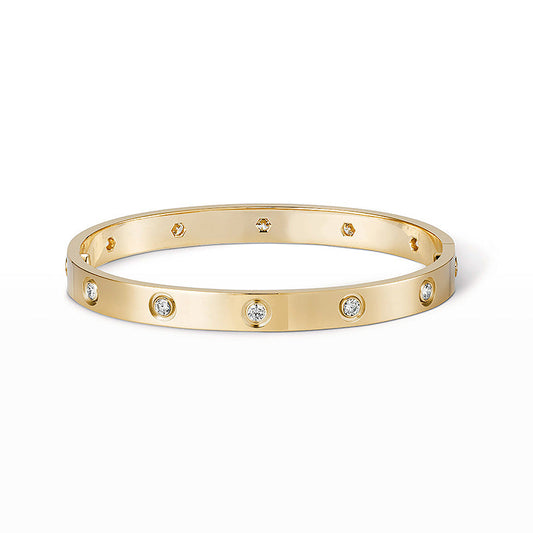 [ECHO ]LOVE BRACELET 6.1MM 10 DIAMONDS