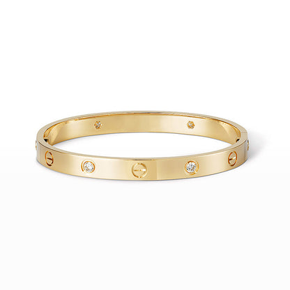 [ECHO ]LOVE BRACELET 6.1MM 4 DIAMONDS