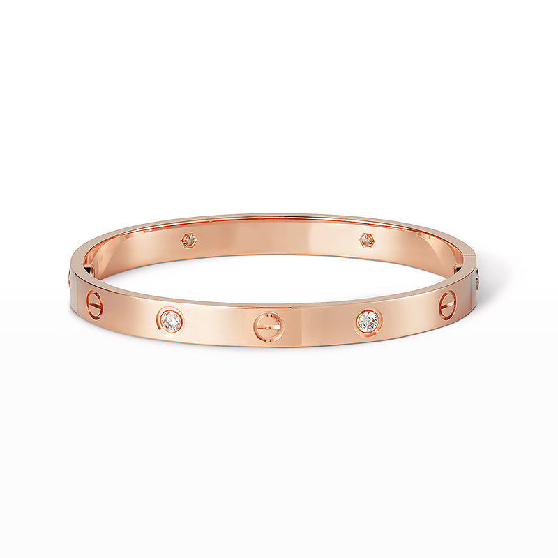 [ECHO ]LOVE BRACELET 6.1MM 4 DIAMONDS