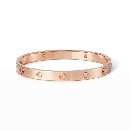 [ECHO ]LOVE BRACELET 6.1MM 4 DIAMONDS