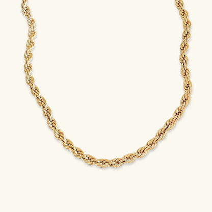 [Echo Fine]Bianca Rope Chain Gold Necklace
