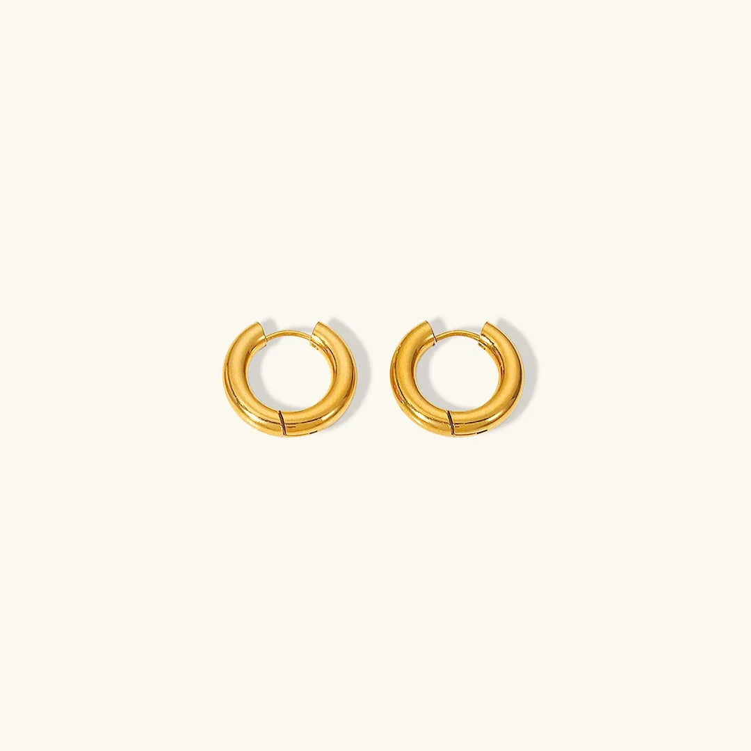 [Echo Fine]Bold Round Hoops