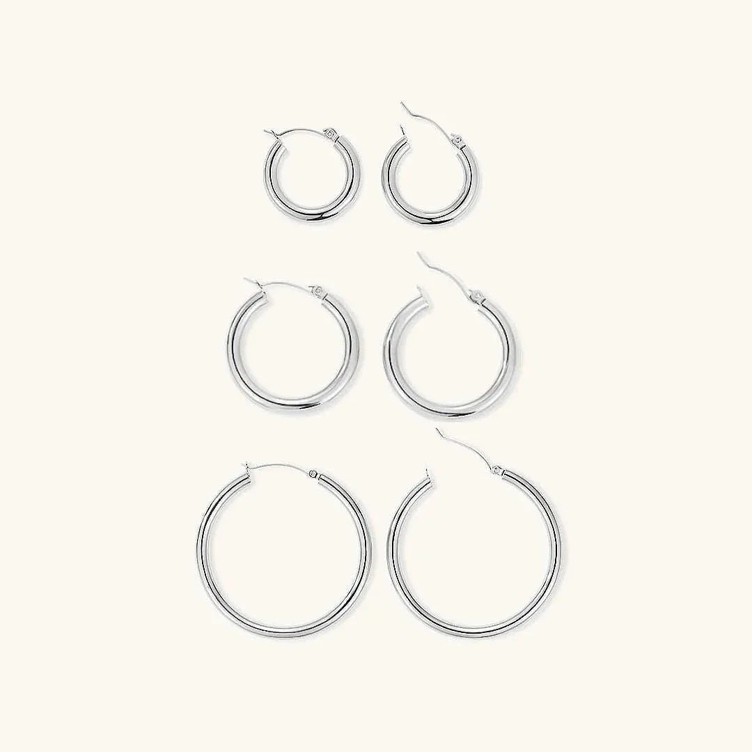 [Echo Fine]Broad Round Hoops