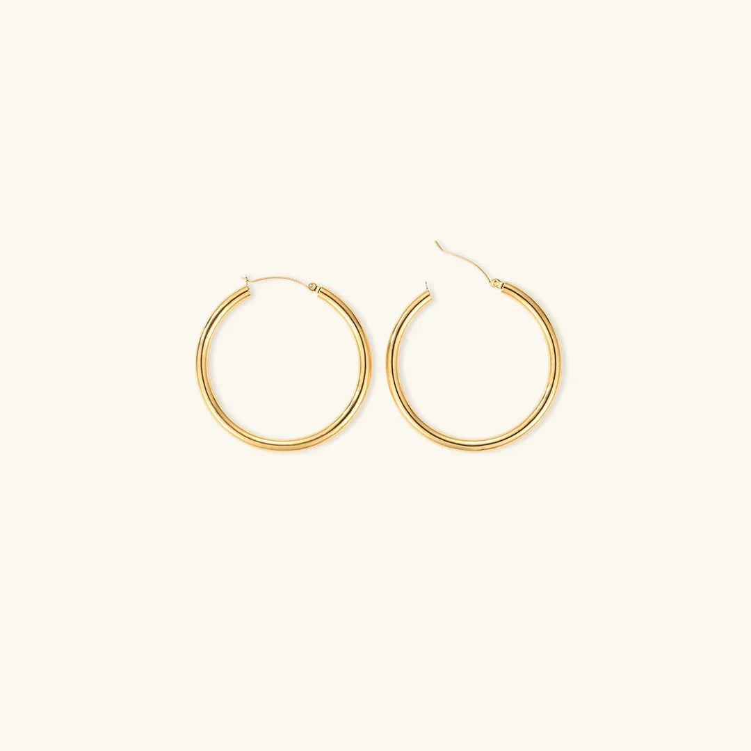 [Echo Fine]Broad Round Hoops