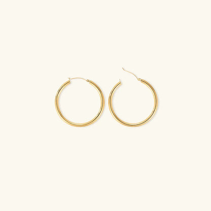 [Echo Fine]Broad Round Hoops