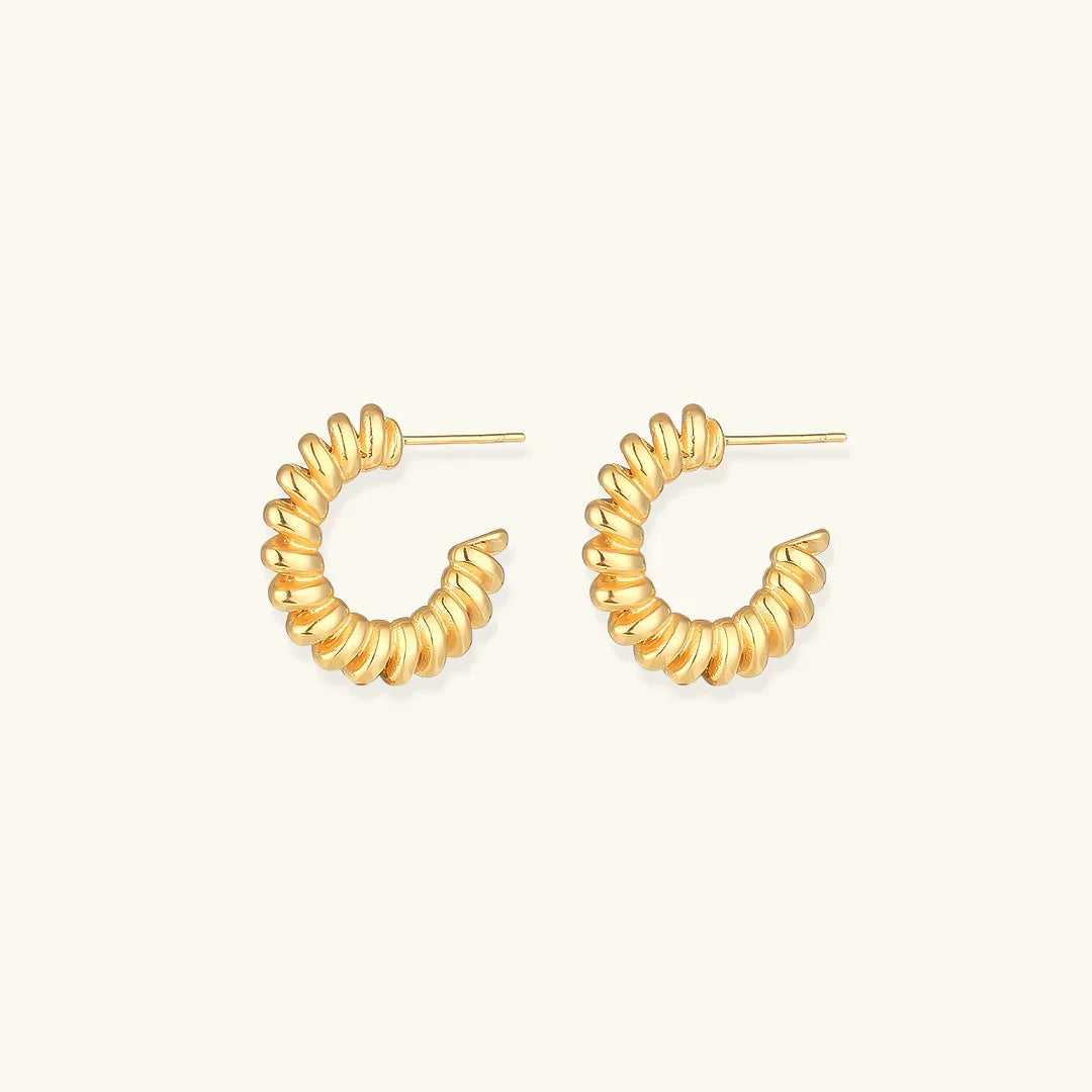 [Echo Fine]Brynlee Twisted Earrings