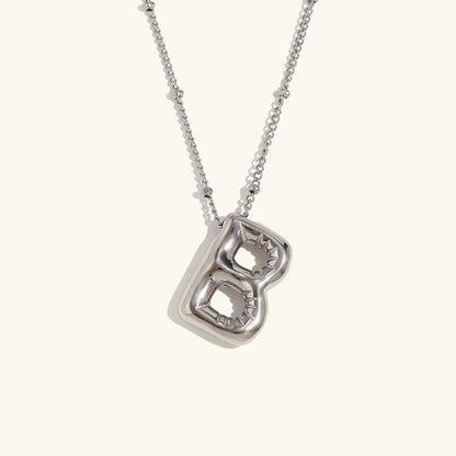 [Echo Fine]Balloon Gold Initial Necklace