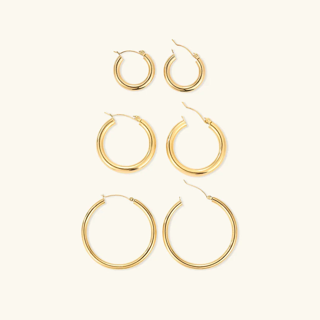 [Echo Fine]Broad Round Hoops