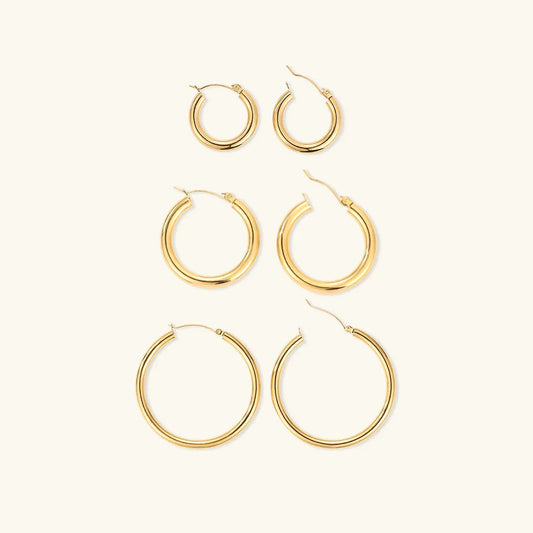 [Echo Fine]Broad Round Hoops