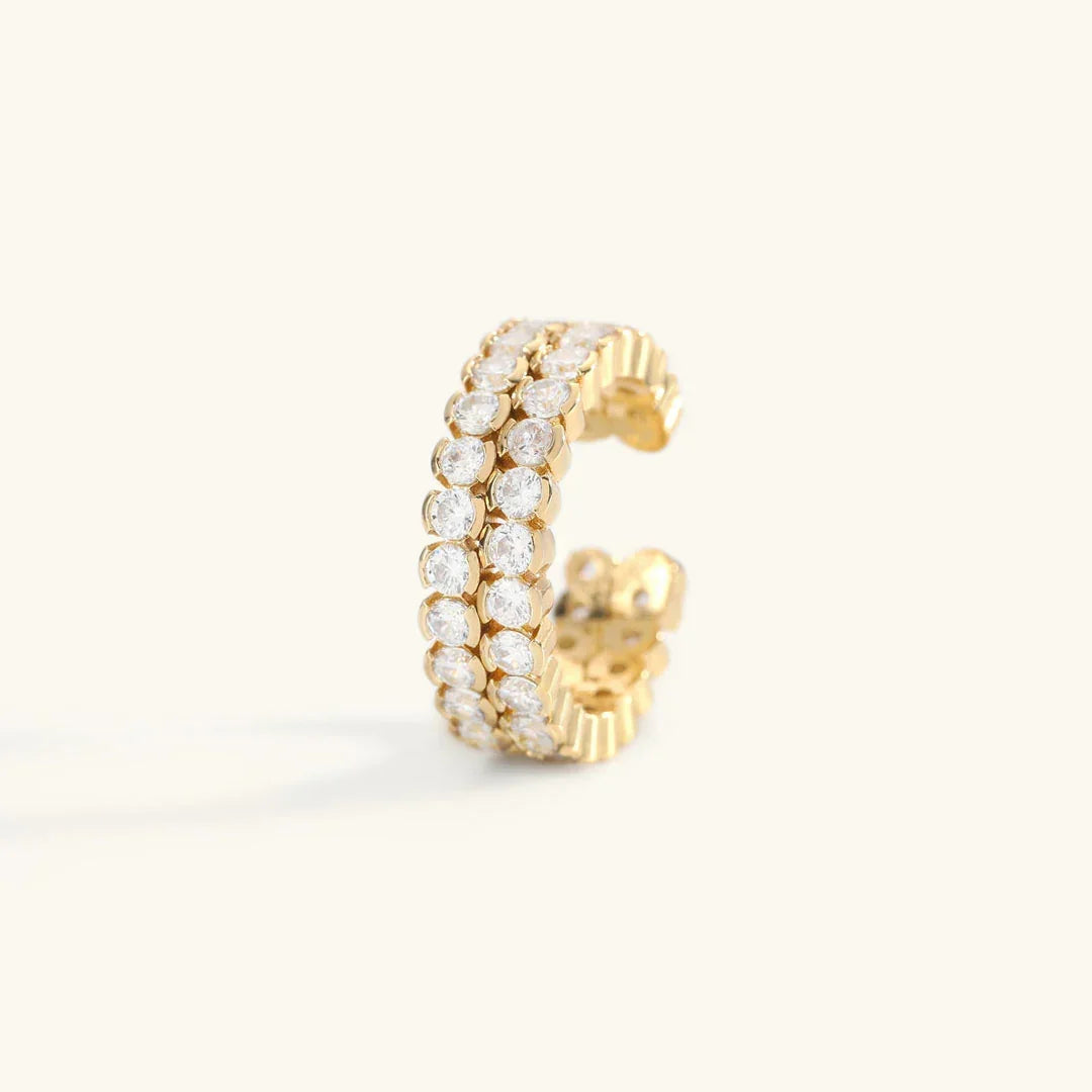 [Echo Fine]Cassandra Studded Gold Ring