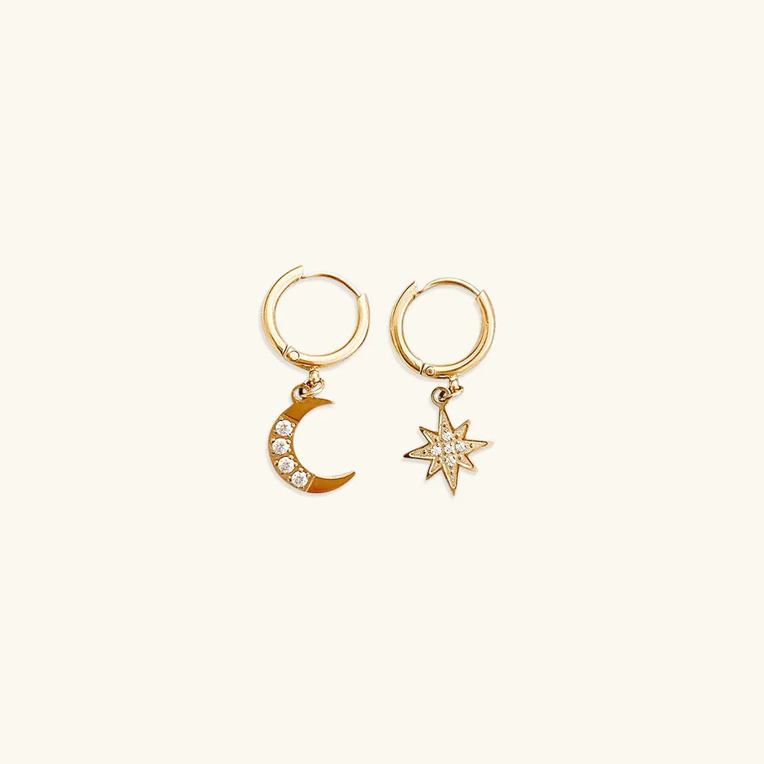 [Echo Fine]Cosmia Gold Earrings