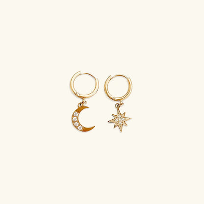 [Echo Fine]Cosmia Gold Earrings