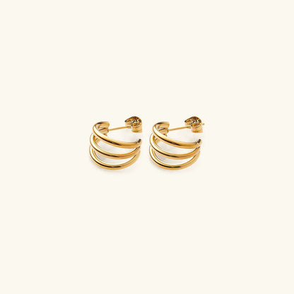 [Echo Fine]Cradle Gold Earrings