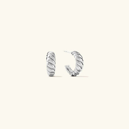 [Echo Fine]Croissant Arc Earrings