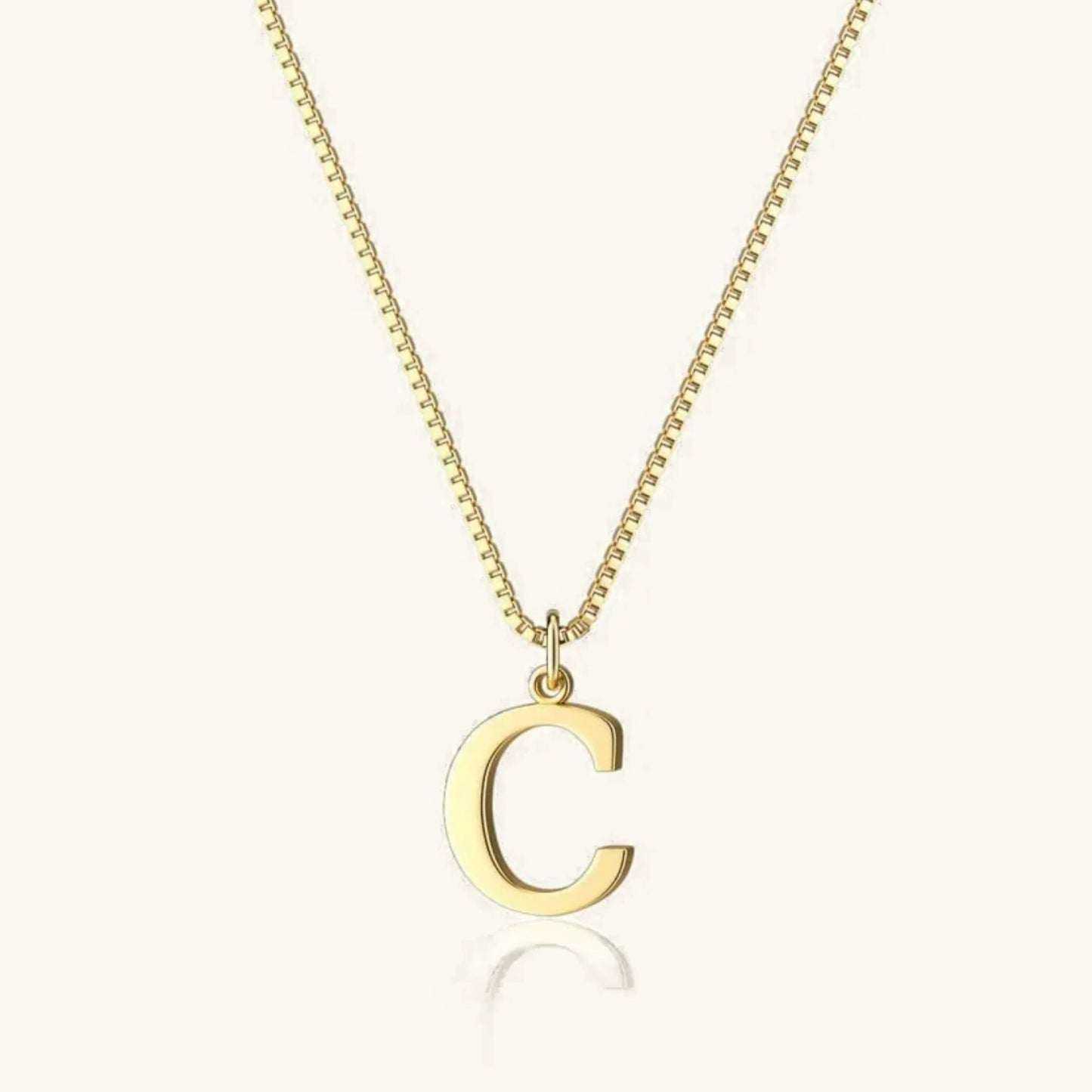 [Echo Fine]Therese Letter Initial Gold Necklace