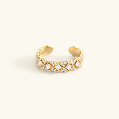 [Echo Fine]Camille Gold Patterned Ring