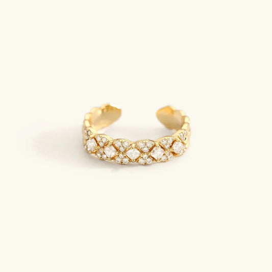 [Echo Fine]Camille Gold Patterned Ring
